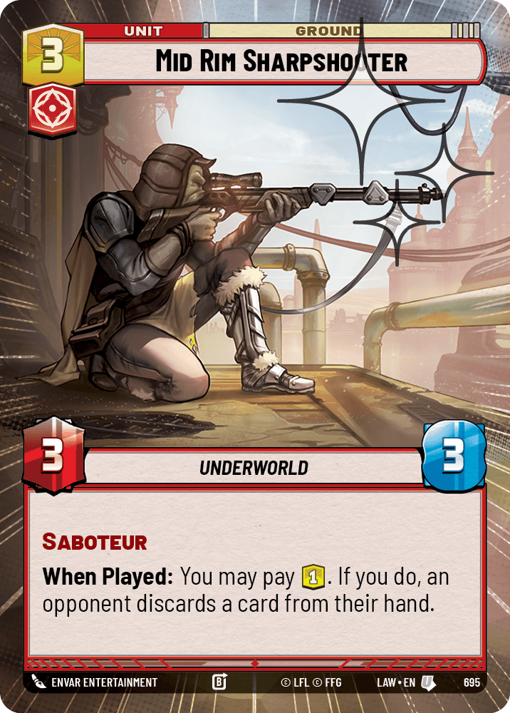 Mid Rim Sharpshooter - HYPERSPACE FOIL — image 1