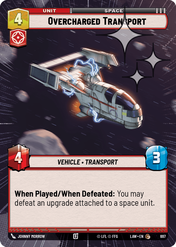 Overcharged Transport - HYPERSPACE FOIL — image 1