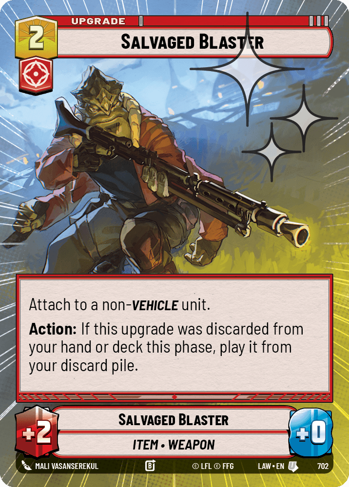 Salvaged Blaster - HYPERSPACE FOIL — image 1