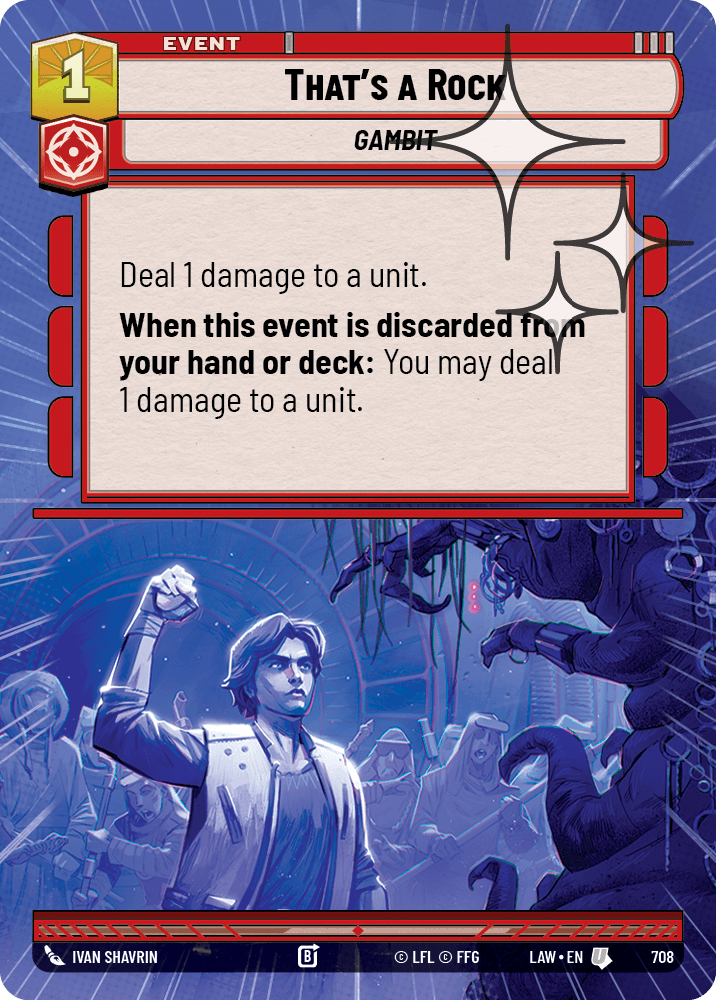 That's a Rock - HYPERSPACE FOIL — image 1
