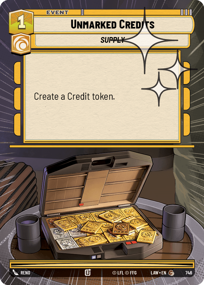 Unmarked Credits - HYPERSPACE FOIL — image 1