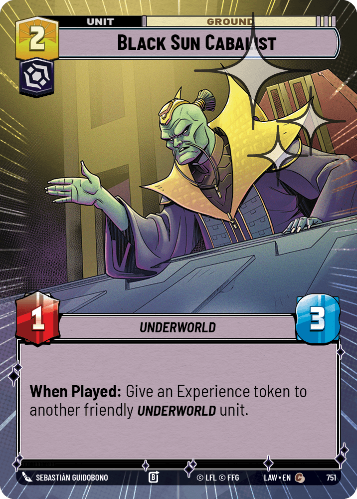 Black Sun Cabalist - HYPERSPACE FOIL — image 1