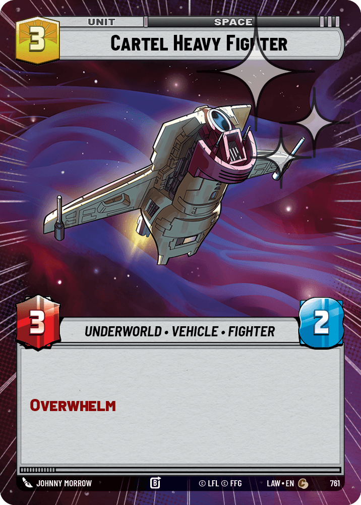Cartel Heavy Fighter - HYPERSPACE FOIL — image 1