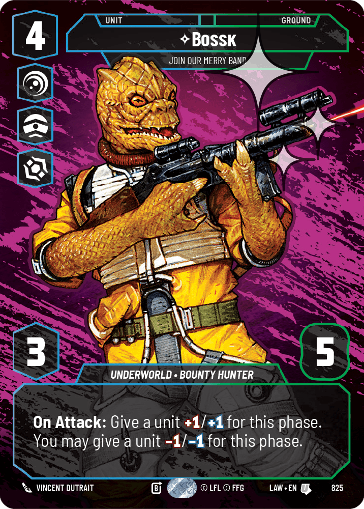 Bossk - Join Our Merry Band - PRESTIGE FOIL — image 1