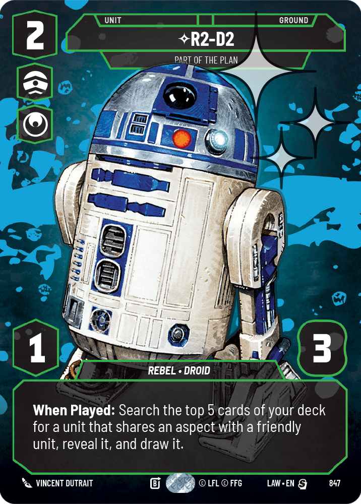 R2-D2 - Part of the Plan - PRESTIGE FOIL — image 1