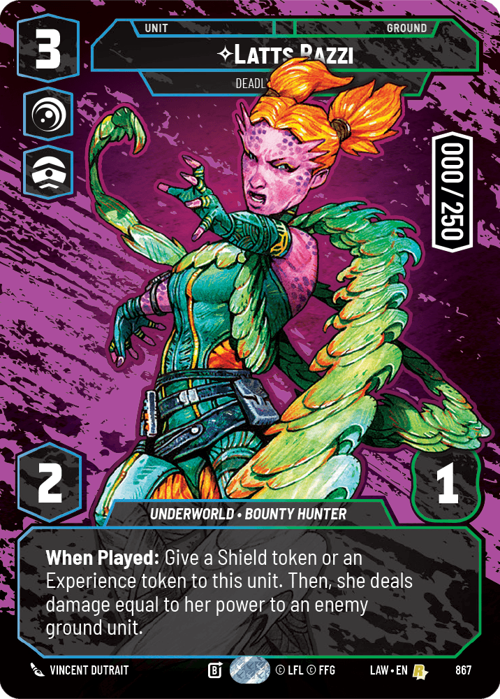 Latts Razzi - Deadly Whipmaster - PRESTIGE SERIALIZED — image 1