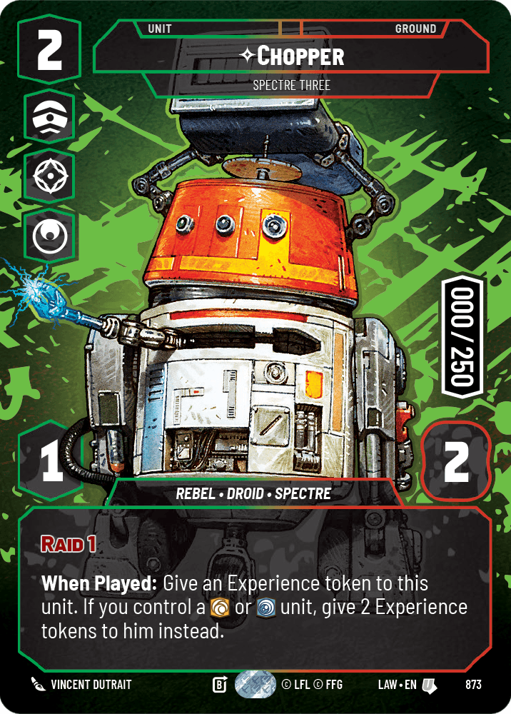 Chopper - Spectre Three - PRESTIGE SERIALIZED — image 1