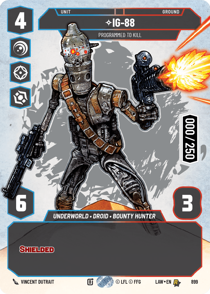 IG-88 - Programmed to Kill - PRESTIGE SERIALIZED — image 1