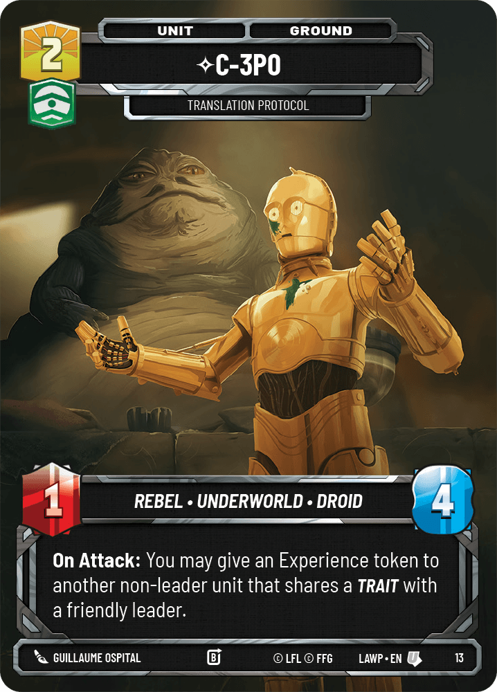 C-3PO - Translation Protocol - OP Promo — image 1
