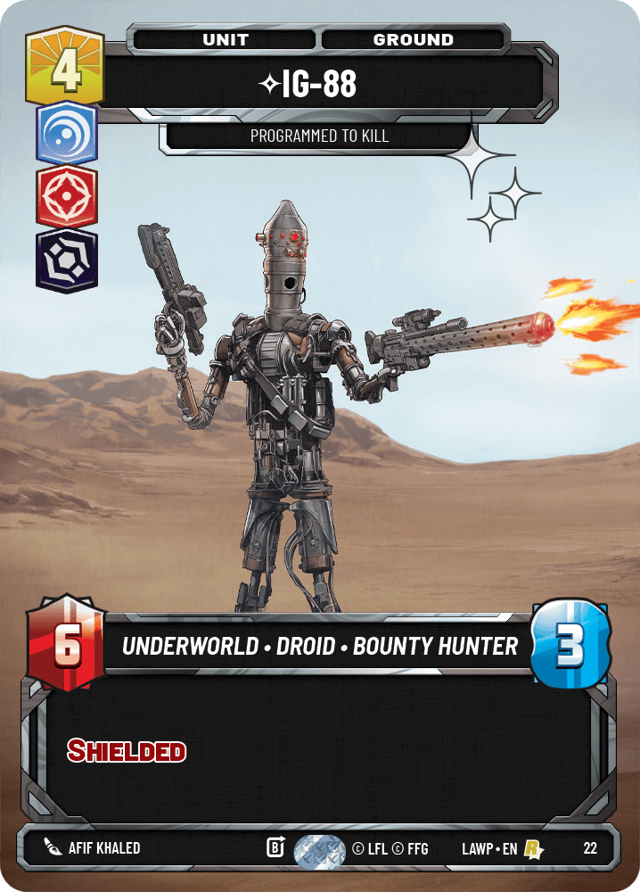 IG-88 - Programmed to Kill - OP Promo FOIL — image 1