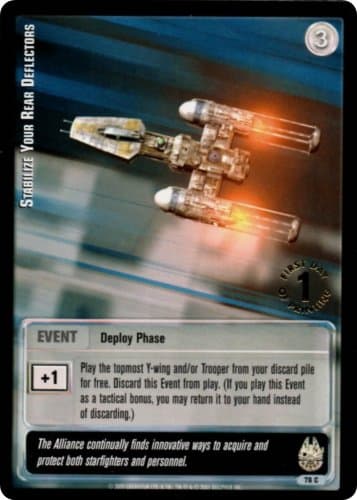 Stabilize Your Rear Deflectors - 1st Day — image 1