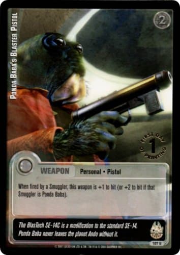 Ponda Baba's Blaster Pistol - 1st Day — image 1