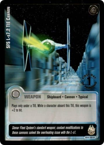 SFS L-s7.2 TIE Cannon - 1st Day — image 1
