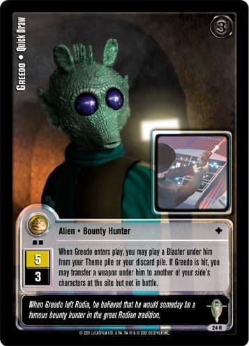 Greedo • Quick Draw - Silver Stamp — image 1