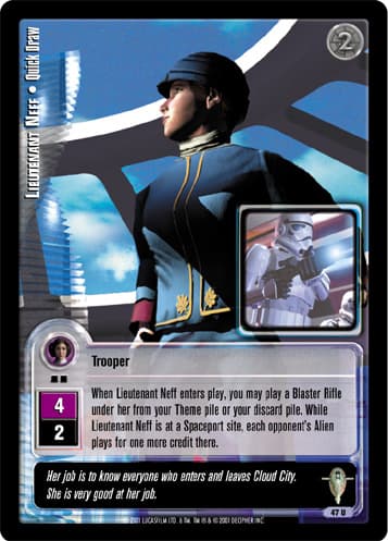 Lieutenant Neff • Quick Draw — image 1