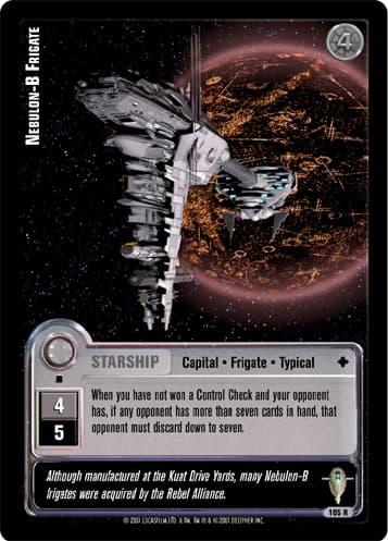 Nebulon-B Frigate - Gold Stamp — image 1