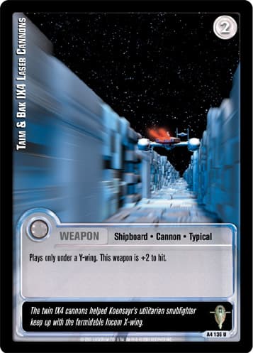 Taim & Bak IX4 Laser Cannons — image 1