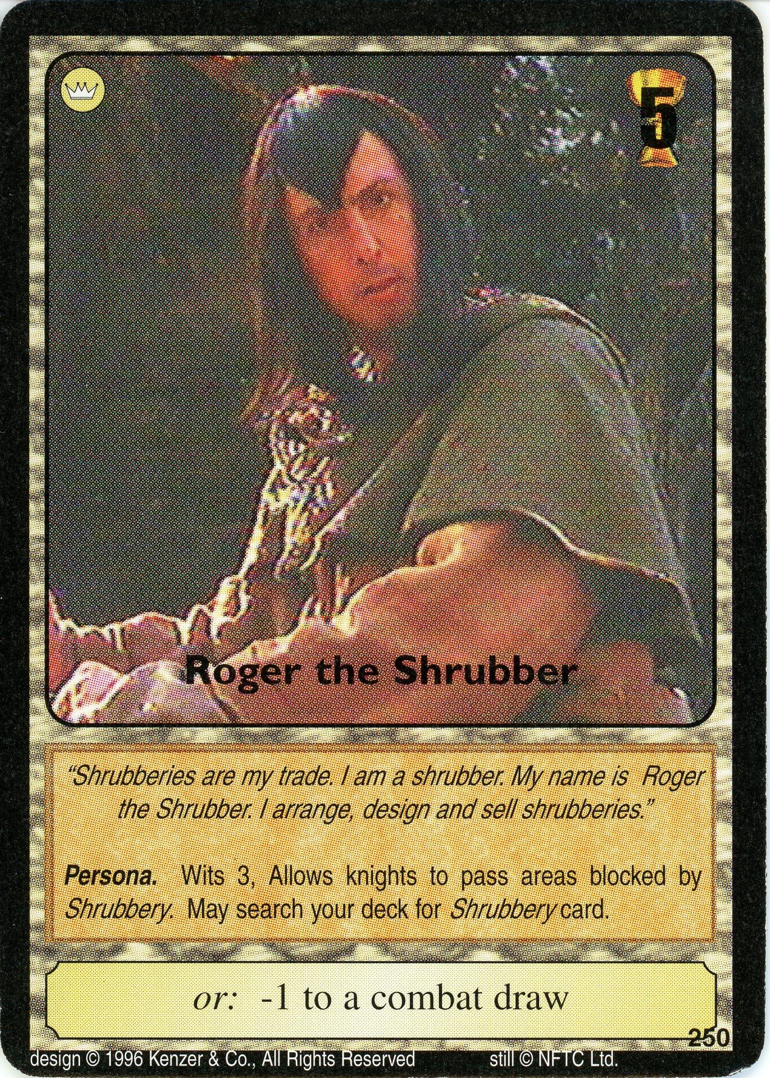 Roger the Shrubber — image 1