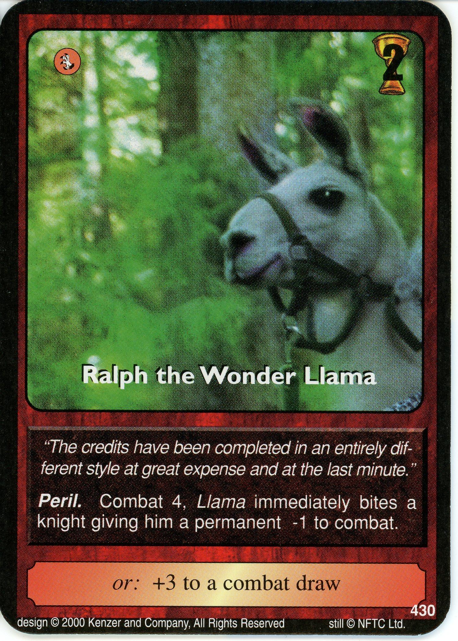 Ralph the Wonder Llama — image 1