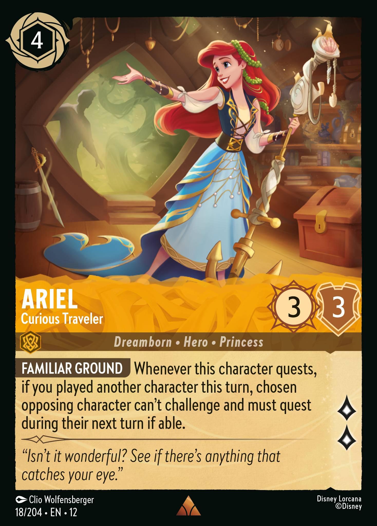 Ariel, Curious Traveler - FOIL — image 1