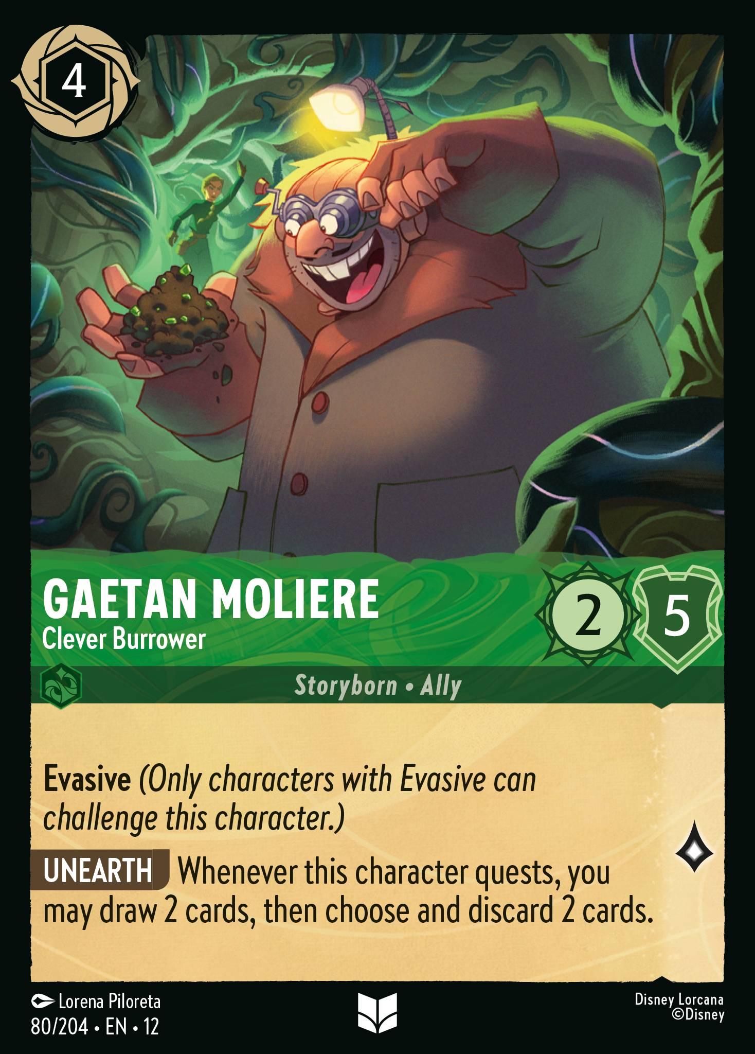 Gaetan Moliere, Clever Burrower - FOIL — image 1