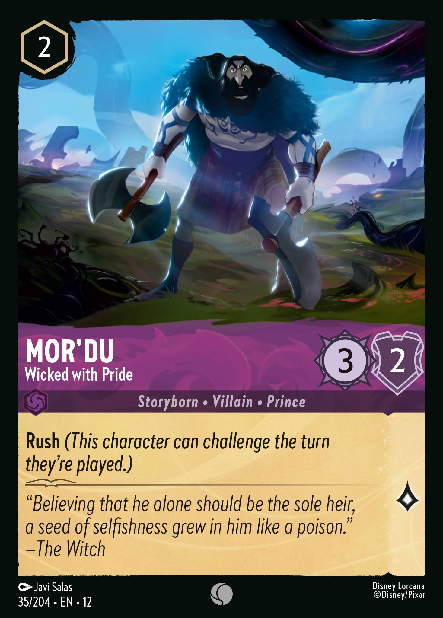Mor'du, Wicked with Pride - FOIL — image 1