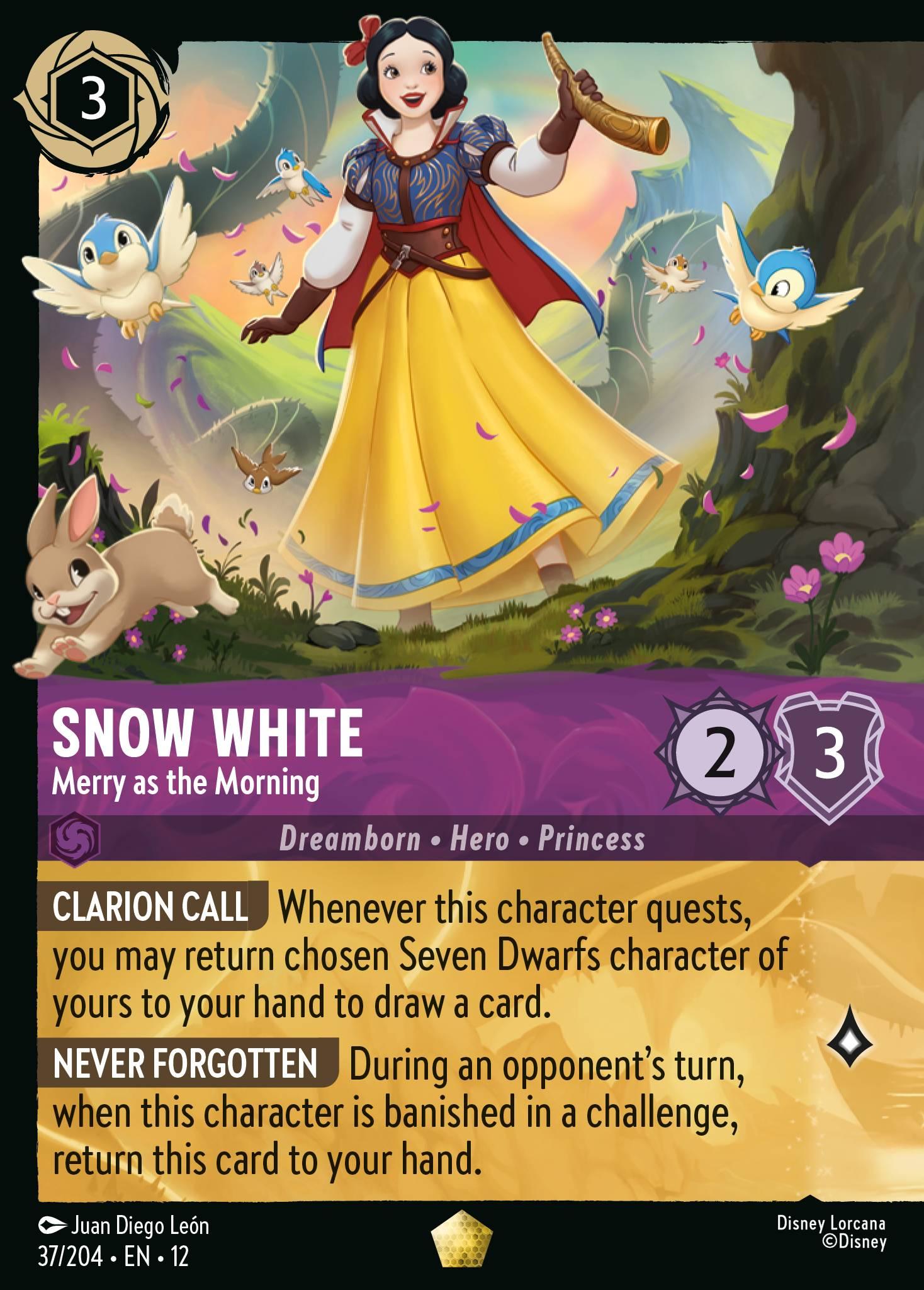 Snow White, Merry as the Morning - FOIL — image 1