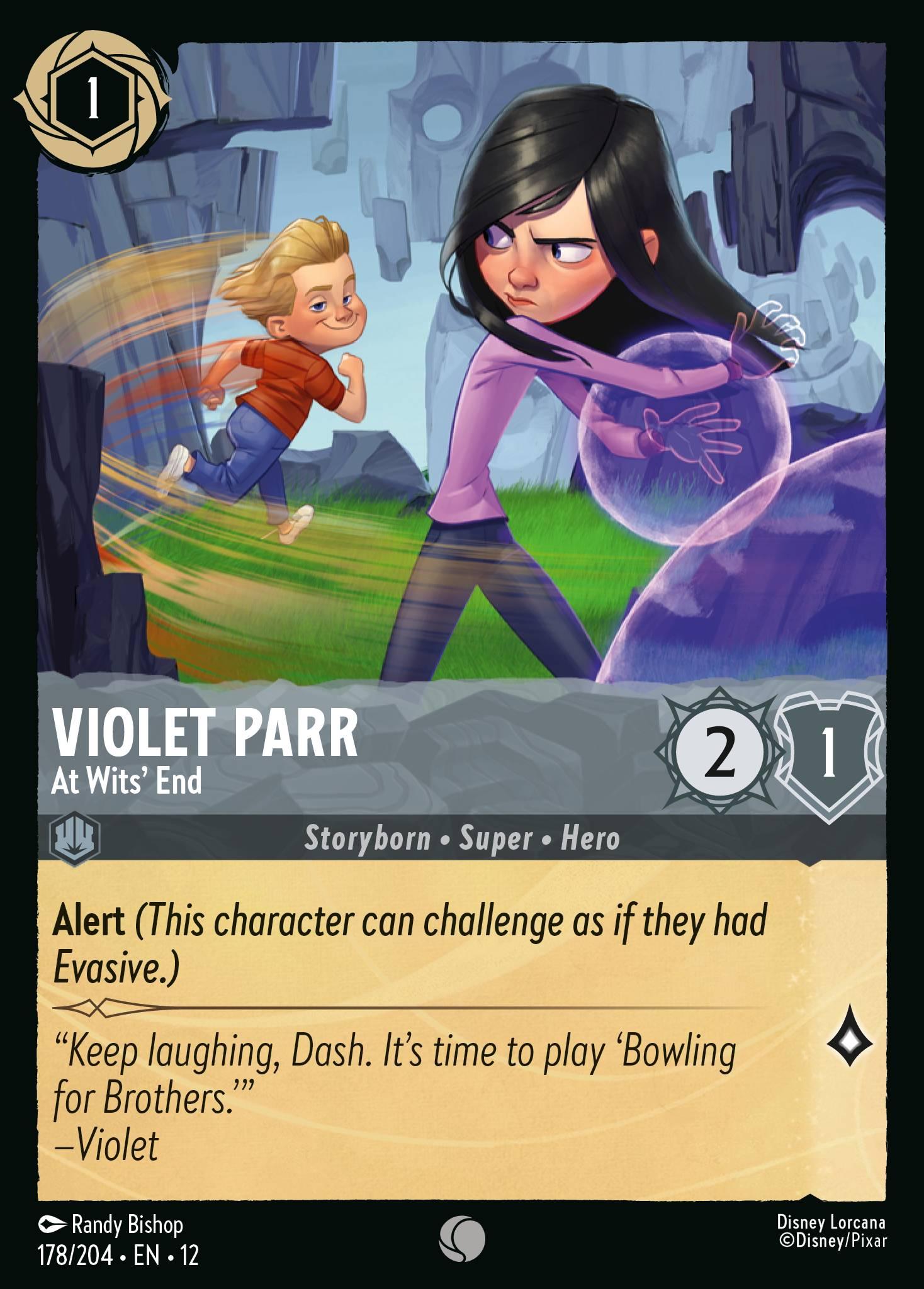 Violet Parr, At Wits' End - FOIL — image 1