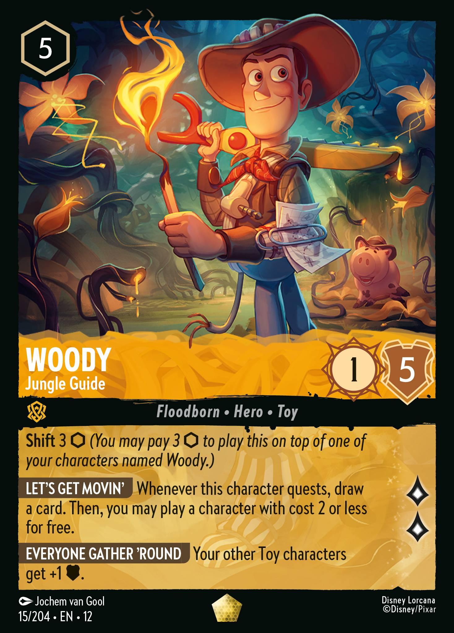 Woody, Jungle Guide - FOIL — image 1