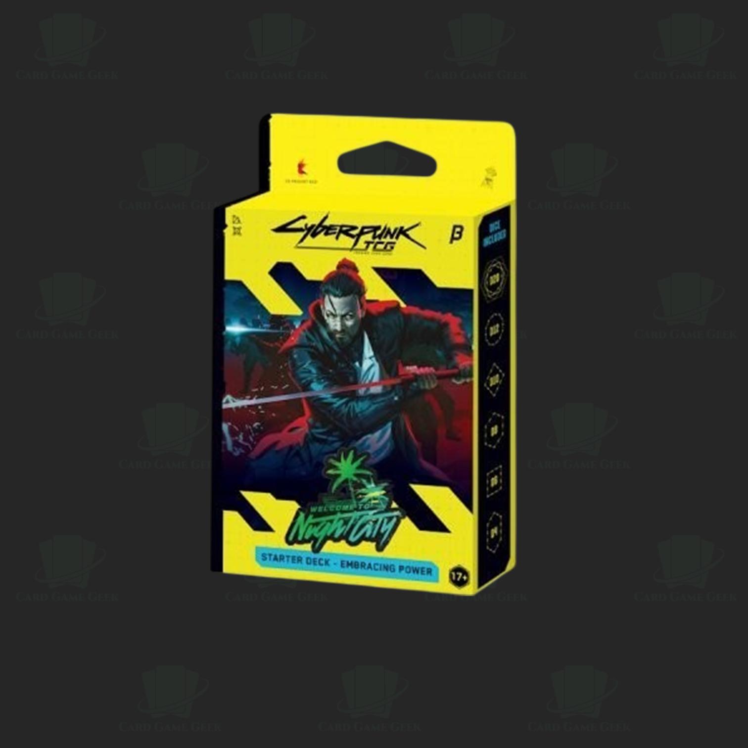 Cyberpunk TCG - Welcome to Night City BETA - Embracing Power - Starter Deck — image 1