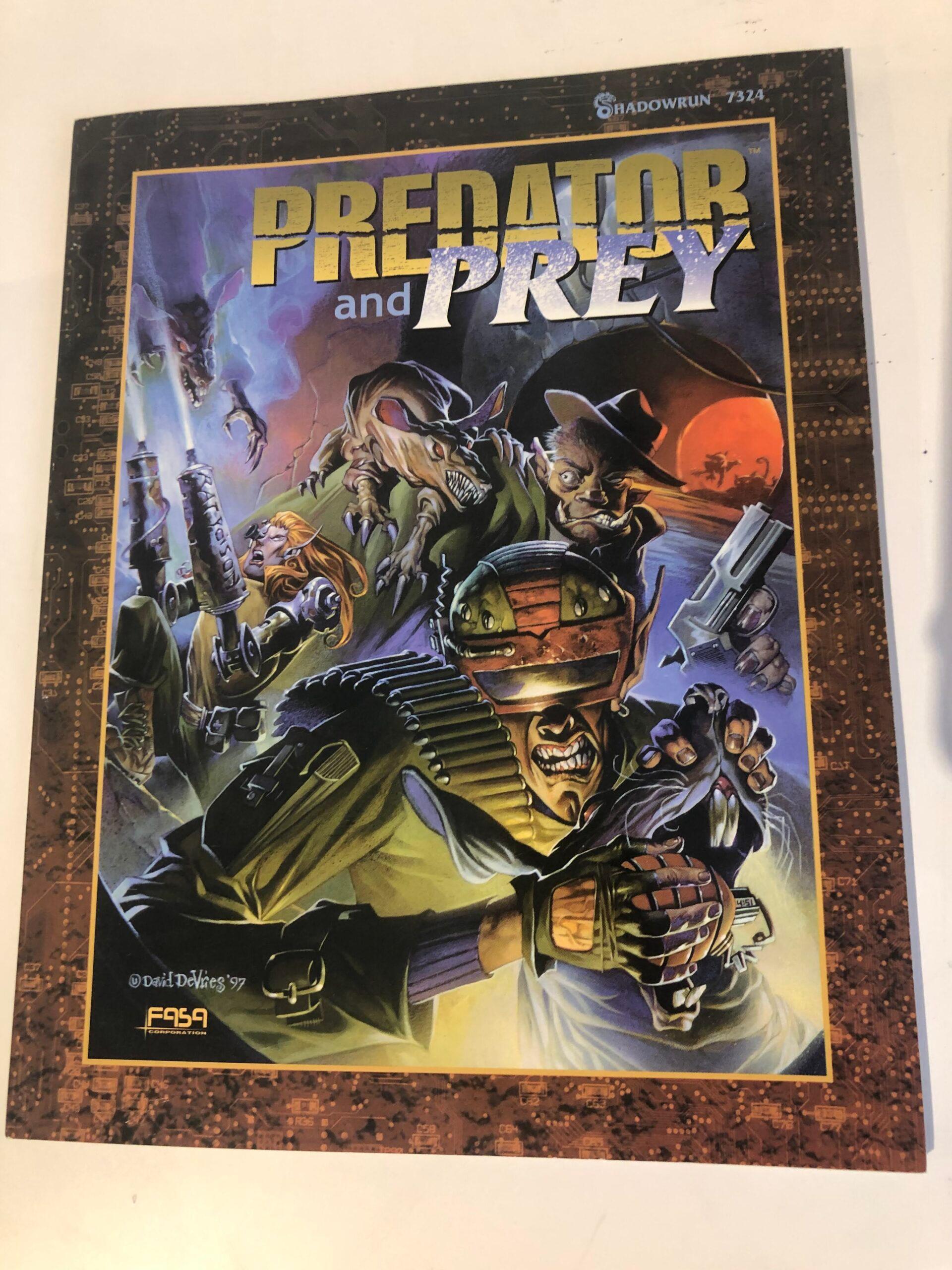 Shadowrun RPG - Second Edition - Predator and Prey - VG — image 1