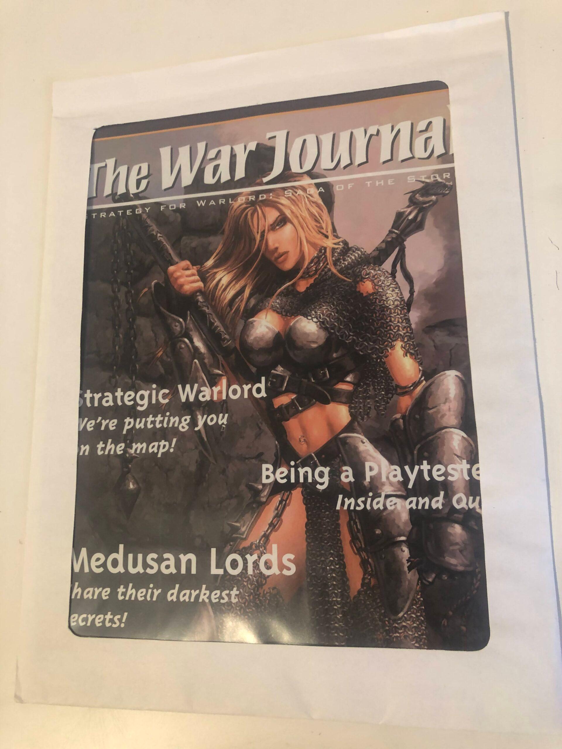 Warlord Saga of the Storm - The War Journal - Strategy for Warlord Saga of the Storm Vol 1 #4 - Sealed — image 1