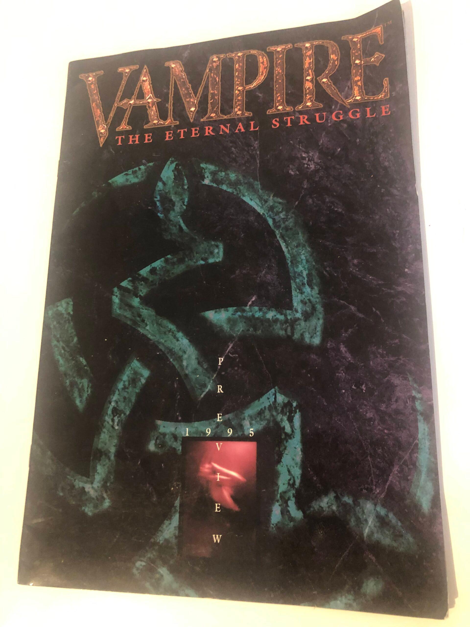 Vampire The Eternal Struggle - Products Preview Book 1995 - Good — image 1