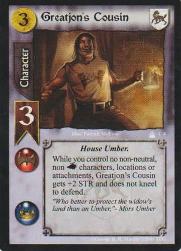 Greatjon's Cousin — image 1