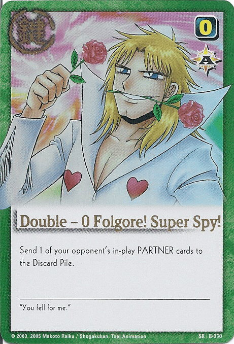 Double – 0 Folgore! Super Spy! - FOIL — image 1