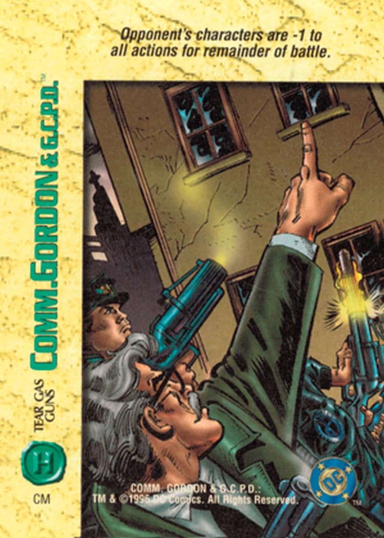 Comm. Gordon And The G.C.P.D. Tear Gas Guns — image 1