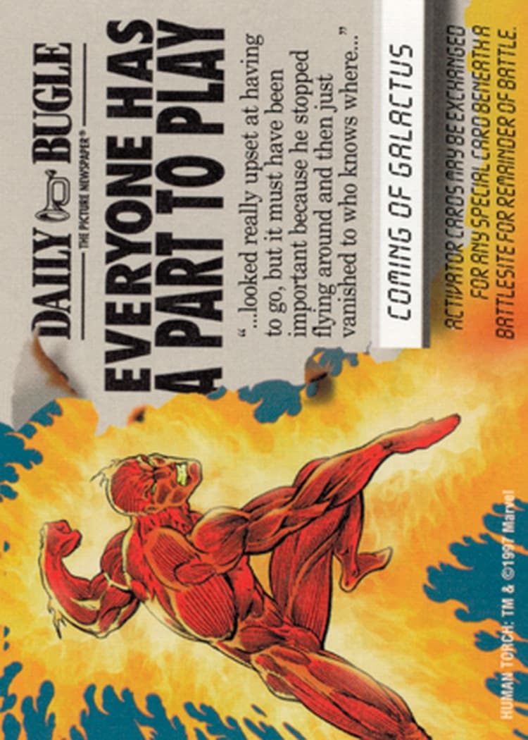 Coming of Galactus - Everyone Has a Part to Play — image 1